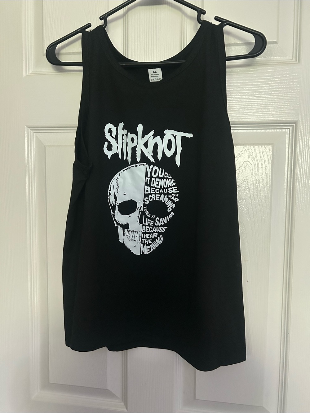 Black Graphic Tank Top